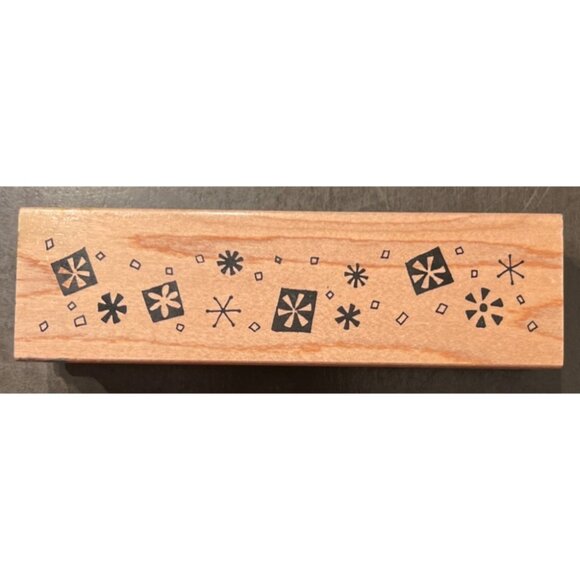 Great Impressions Rubber Stamp H153 Snowflake Design For Crafting & Scrapbooking - Picture 1 of 6
